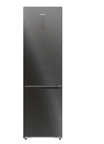 Hisense RB5P410SAFC Kühl-Gefrierkombination/Freistehend/EEK: C/34 dB/413 L/Große Kapazität/Boden-Kühlsystem/Deep Freeze/Moisture Fresh Crisper/Metal-Tech Cooling/0°C Fresh Box/HxBxT:203 x59,5x 65,8cm