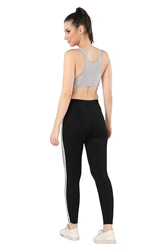 Image of TRASA Women's and Girls Skinny Fit Gym High Waist, Workout Trackpants 4 Way Stretch Yoga Pants, Available Sizes:- S,M,L,XL,2XL,3XL