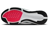 Nike Mens Air Zoom Pegasus 42, White/Black/Mineral Slate/Hyper Pink, 7.5 - 7