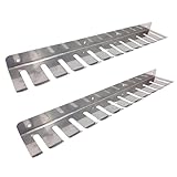 Porta Espeto De Parede Inox Para 12 Espetos - Churrasqueira