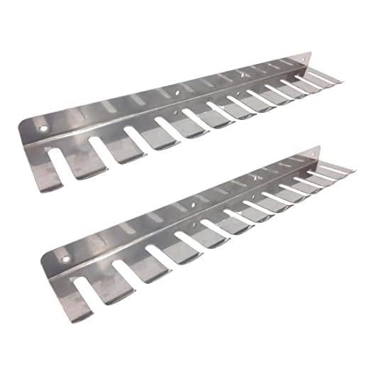 Porta Espeto De Parede Inox Para 12 Espetos - Churrasqueira