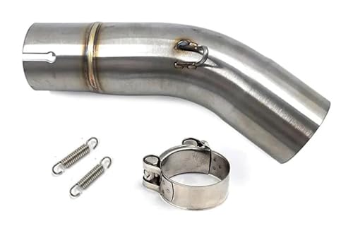 para Suz&uki GSXR 600 750 K11 2011 2012 2013 2014 2015 Silenciador Sección Media Tubo De Enlace 51MM Silenciadores Finales Motocicleta Escape Motocicleta Silenciador