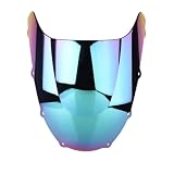 Pare Brise Et Déflecteur De Vent pour Moto pour pour Ninja pour ZX9R pour ZX 9R (1998 1999) Pare Brise Tuning Moto(Iridium)