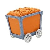 【Tamaño】: Este tamaño de adorno de MineCart es de 10 cm x 8.3 cm x 10.5 cm/3.94 pulgadas x 3.27 pulgadas x 4.13 pulgadas, es un excelente suministro de fiesta