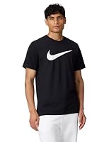 Nike Men's Sportswear Icon Swoosh T-Shirt, Medium, Black