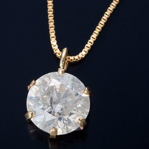 早期予約・新じゃが K18 0.7ctダイヤモンドペンダント/ネックレス