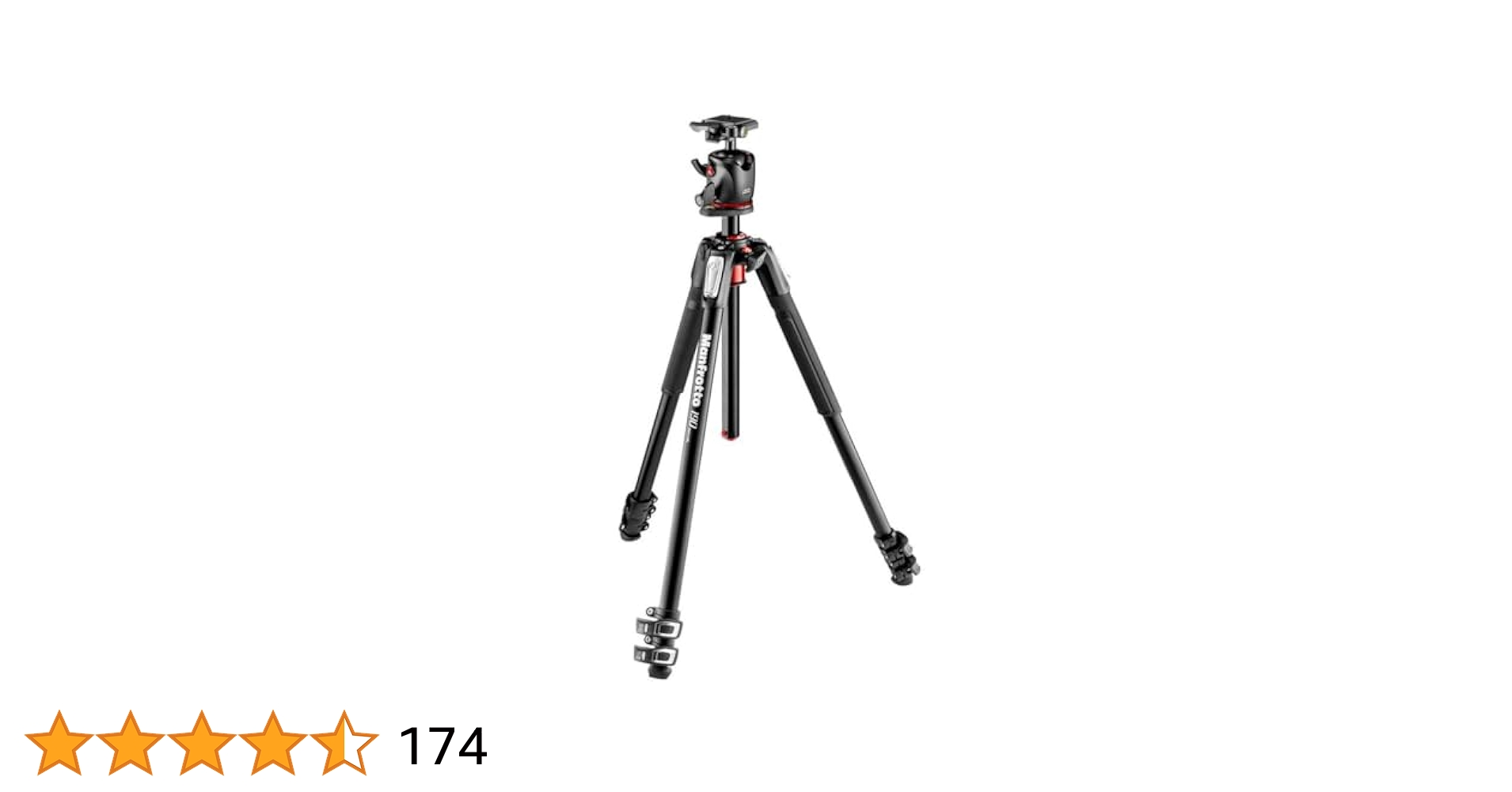 Amazon.com : Manfrotto 190 3-Section Aluminum Tripod with