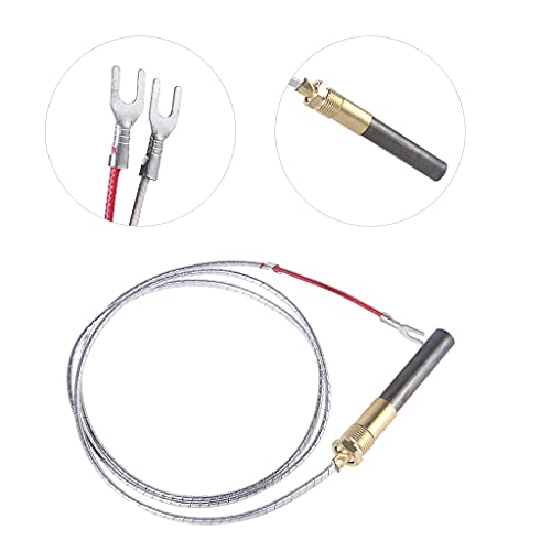 Termopila de cobre de 2 cables para chimenea de gas que garantiza un calor estable 3