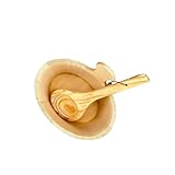 WUUISDNX Saunaeimer und Schöpfkelle, 5 Liter Fassungsvermögen, Holz, langlebig und vielseitig einsetzbar, Milcheimer aus Holz, 5 Liter, Saunaeimer und Schöpfkelle, Sauna Holzeimer Set