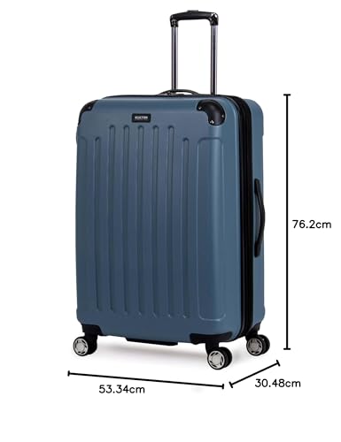 Image of Kenneth Cole Reaction Renegade collection, Granite Blue, 28-Inch Checked, Renegade collection