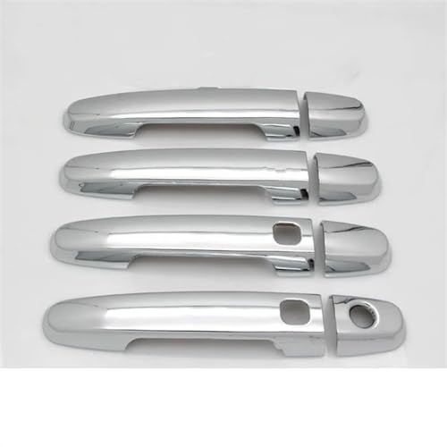 Pegatinas cromadas de manija para Toyota Aygo 2015-2018, acabado Silver B