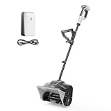 Litheli Cordless Snow Shovel, 20V 12'' Brushless Electric Snow Blower for Driveway,...