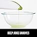 The Original Gorilla Grip Oversized 100% BPA Free Reversible Durable Kitchen Cutting Board Set of 3, Juice Grooves, Dishwasher Safe, Easy Grip Handle Border, Food Chopping Boards, Cooking, Lemon