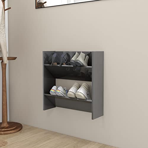 Placard placards couloirs slimline gris brillant pour entrée étroite