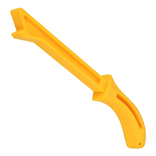 Yellow Wood Saw Push Stick for Carpentry, Table Saw Push Stick with Ergonomic Handle, ABS Push Stick for Router Table Shaper Jointer, Saw Push Stick for Woodworking