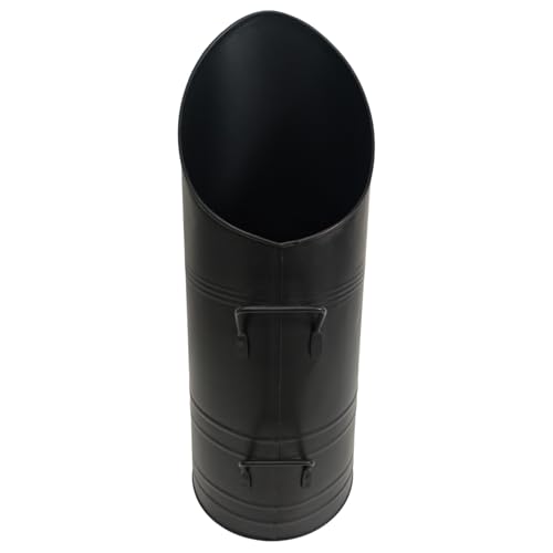 100% - Scuttle alta per carbone con manici | Accessori per caminetto e focolare per bruciatori a legna e stufe