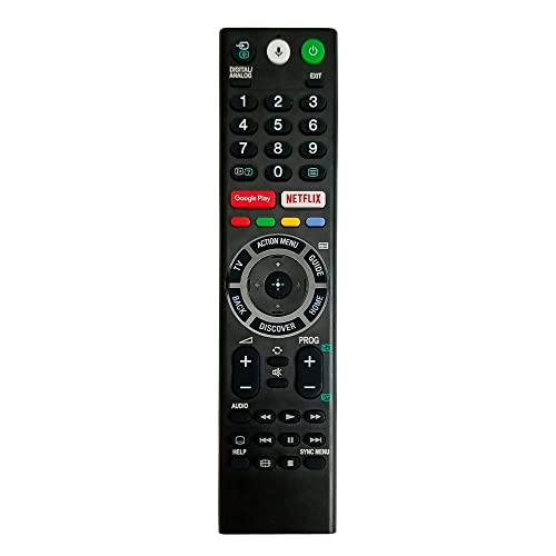 Bluetooth Voice Command Remote Compatible for Sony 4K Smart LED UHD OLED QLED Android Bravia TV Remote Control RMF-TX200P RMF-TX200U RMF-TX200E RMF-TX300A Models Remote