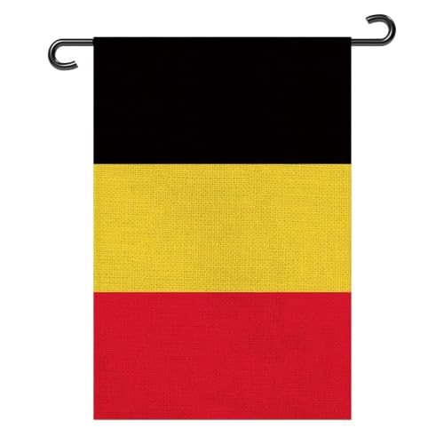 ZDSSM Belgium Garden Flag 12x18 Inch, Belgian Yard Flag Outdoor Decor