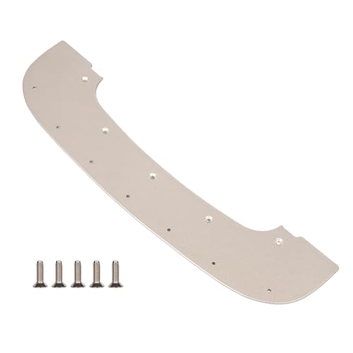 Titanium Sparking Thick Front Splitter for ARRMA 6S 1/7 Felony | Front Chin Splitter for ARRMA 6S 1/7 Felony,Titanium TC4 Front Bumper Splitter Upgrade Part Replace of ARA320601-Titanium TC4