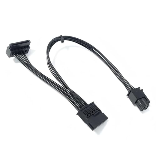 Cable de energía JINTAI 2x2 a 2 SATA 15P 200+80mm miniatura 2