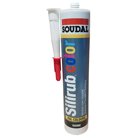 Light Grey Silicone Caulk Mastic Sealant RAL7035 310ml Cover