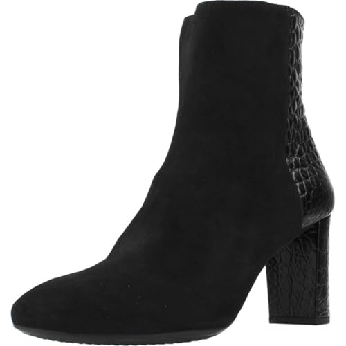 Geox D Pheby 80 F, Stivaletti Donna, Nero (C9999 Black), 41 EU