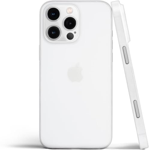 Image of ExpressB for iPhone 16 Pro Max Case Back Cover | Zero Drop Protection | Perfect for Minimalists | Ultra Thin Anti Scratch Matte Finish Case for iPhone 16 Pro Max (White)