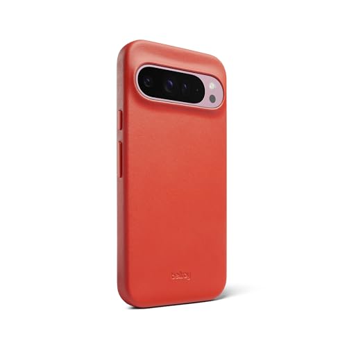 Coque pour Pixel 9 Pro XL Bellroy en cuir RubyRed, l'accessoire idéal de votre quotidien