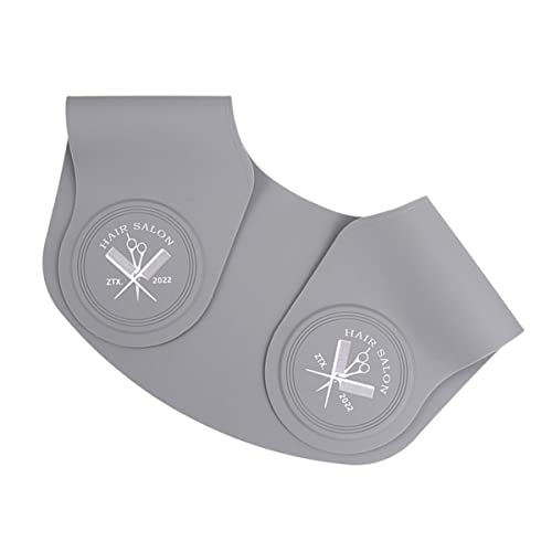 HAPINARY Chal Capa De Salón De Barbería Profesional Maquinillas De Afeitar Recortador De Pelo De La Nariz Recortadora Destacando Accesorios Almohadilla Para El Hombro Grey Gel De Sílice