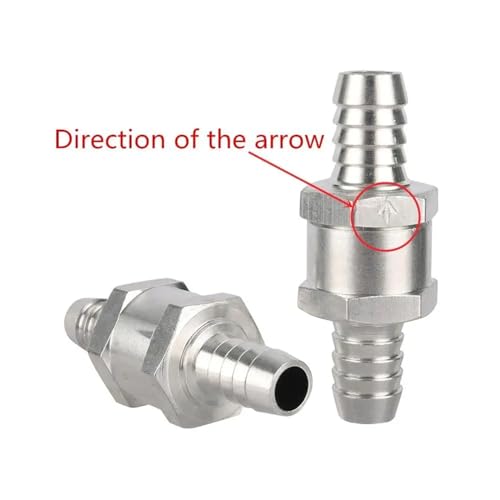 Válvula de combustible de aluminio de 8mm para solucionar arranques difíciles 5