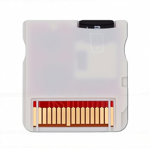 YUEHISY DS Flash Card, 64GB Game Flash Cartridge for DS 2DS 3DS NEW 3DS, Customizable A B Keys, Auto Backup for Retro Gaming (White)