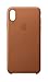 Apple Leather Case (for iPhone Xs Max) - Saddle Brown