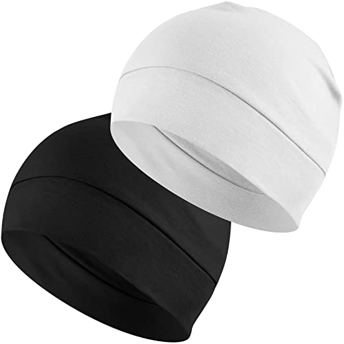 EINSKEY Gorros de Algodon Hombre Mujer, Multifuncional Transpirable Skull Cap para Running, Ciclismo, Dormir, Quimioterapia Oncologico