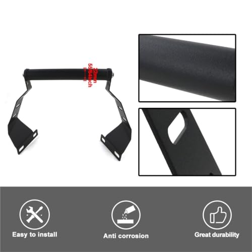 Soporte GPS Royal Enfield Himalayan BS6 resistente placa de aluminio barra 2