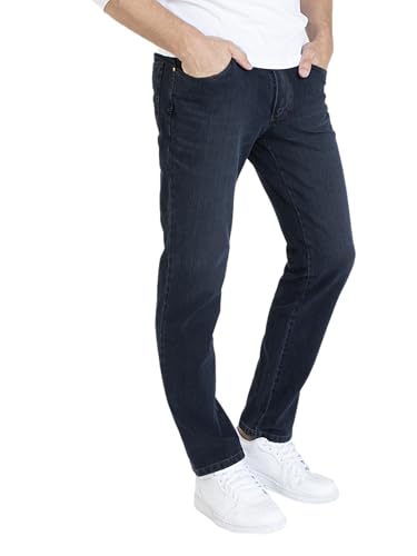 Club of Comfort - Herren Hose Henry 7054 - dunkelblau (gewaschen) Größe: 32/32