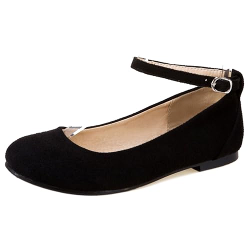 Comfortable Flats Womens Round Toe Mary Jane Dolly Shoes