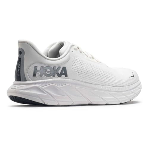 Hoka Men's Arahi 7 Blanc De Blanc/Steel Wool 9 Medium