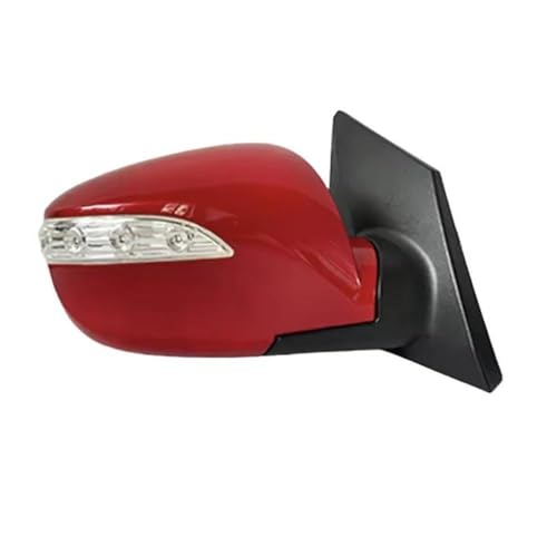 Rétroviseur latéral électrique droit pour Hyundai IX35 2011 2012 2013 2014 2015 8 broches rouge