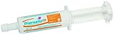 DIARSANYL PLUS (FÜR HUNDE UND KATZEN) ist eine Paste zum Eingeben zur Linderung akuter Resorptionsstörungen des Darms bei Katzen und Hunden bei und nach akutem Durchfall. Es wird empfohlen, vor der Verfütterung den Rat eines Tierarztes einzuholen