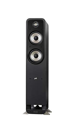 Signature S55E Standlautsprecher, HiFi Lautsprecher für Musik und Heimkino Sound, passiver Full Range Lautsprecher, 20 - 200 Watt, 8 Ohm,