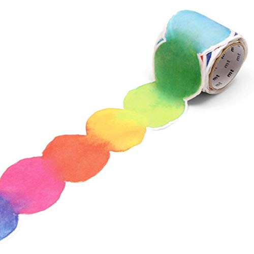 Image of MT fab 'Blurred Water Colour Paint' washi Masking Tape - 1 Roll