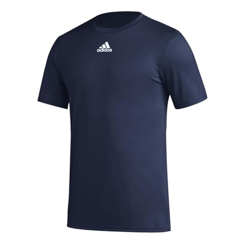 adidas Mens SS Pregame Bos Tee Team Navy MD