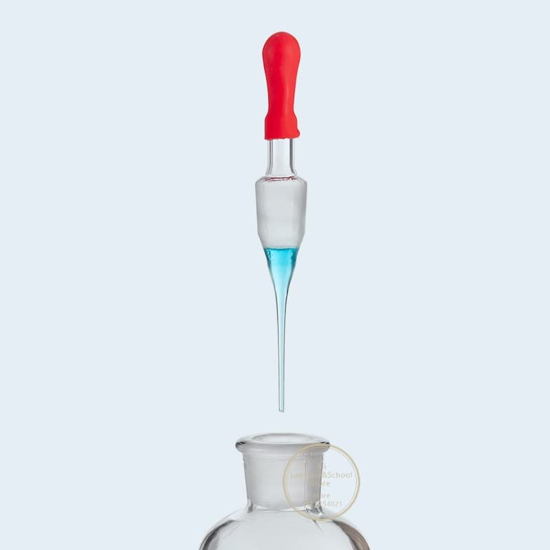 Glaskolben for das Labor, 30 ml, 60, 125, transparente oder braune Tropfflasche aus Glas for Eintropfen von Reagenzien(Clear 125ml 2pcs)