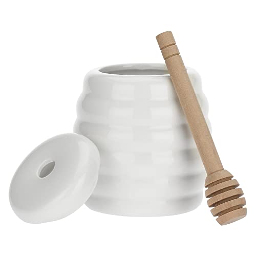 La Porcellana Bianca - Vasetto Miele con servimiele Menage - immagine 3