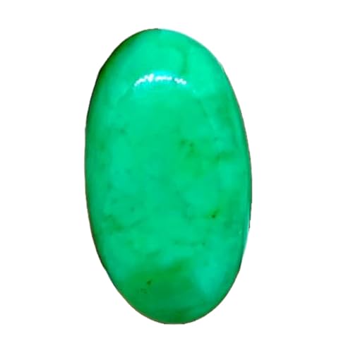 Cabochon chrysoprase naturelle ovale 25x14x7mm pierre gemme vrac pour collier bricolage