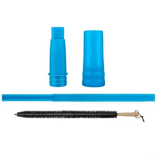 Juego de herramientas de limpieza de ventilación de secado con cepillo flexible compatible con aspiradora para conductos de secadora, rejillas de ventilación de aire acondicionado y áreas de radiador