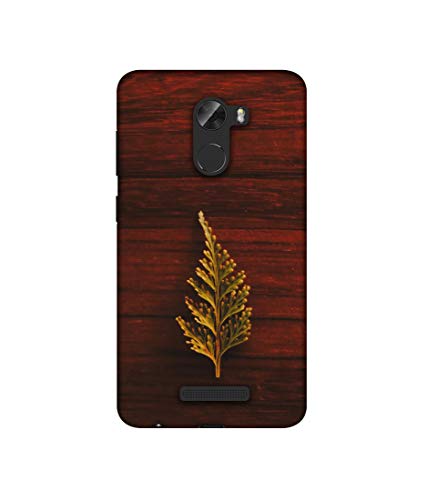 Image of Amazon Brand - Solimo Designer Leaf on Wood 3D Printed Hard Back Case Mobile Cover for Gionee A1 Lite