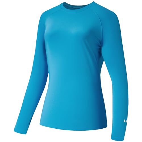 Bassdash Donna UPF 50+ UV Sun Protection T-Shirt a Manica Lunga per la Pesca e l'escursionismo