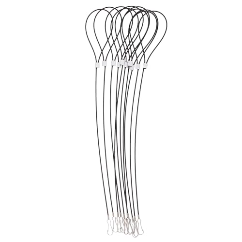 Ciieeo Adjustable Wire Keychain Loops Stainless Steel Lanyard Hanging Rope for Luggage Tag