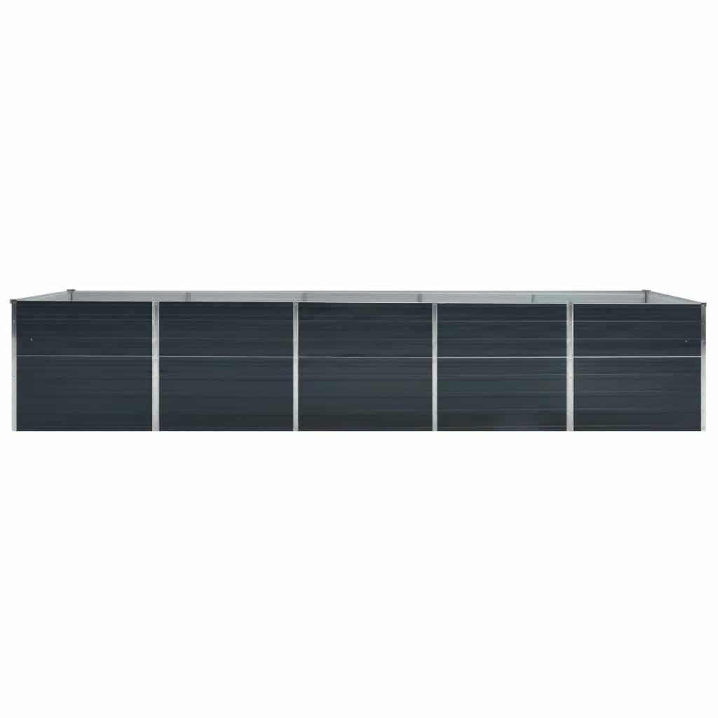 Générique Lit surélevé de Jardin Acier galvanisé 400x80x77 cm Anthracite,Maison & Jardin,Pelouses & Jardins,Jardinage,Pots & Cache-Pots,47063